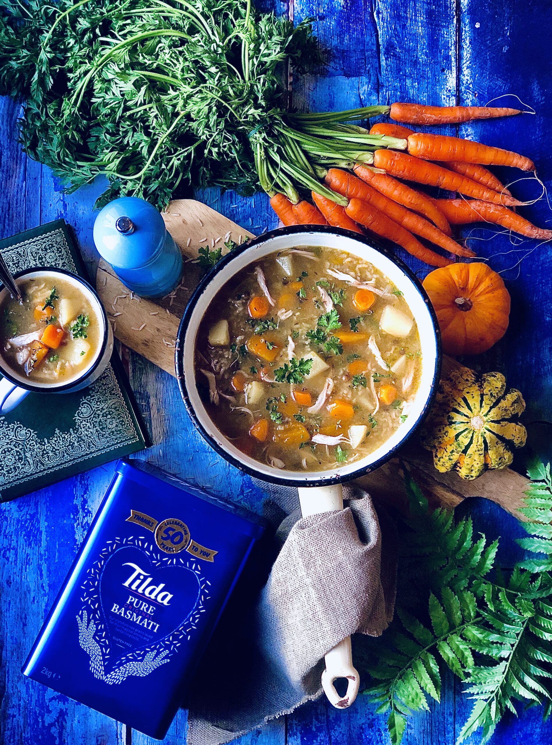 Recette pour Potage au curry et aux légumes chinois