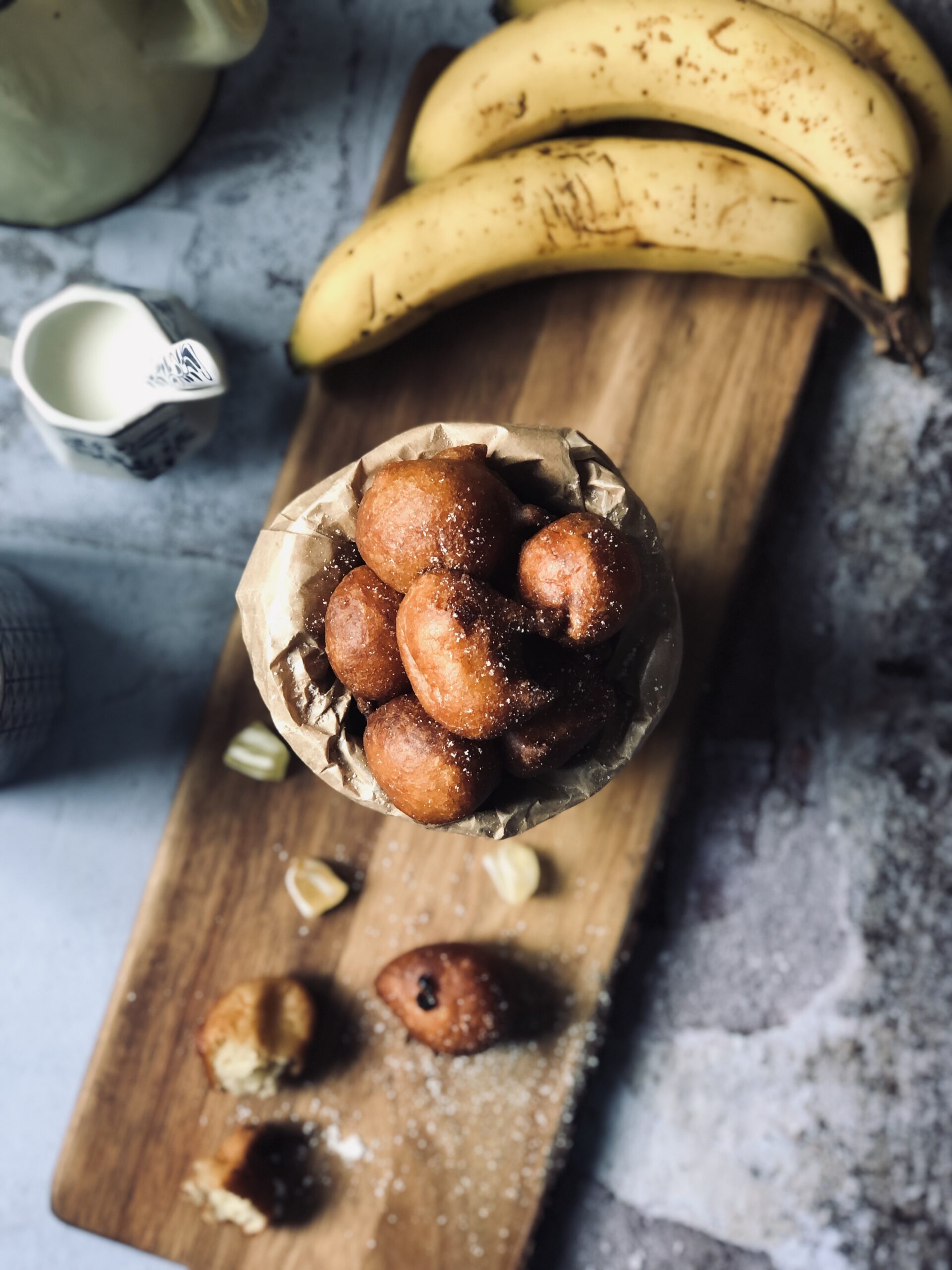 Crêpes à la farine de manioc, bananes pour 4 personnes - Recettes