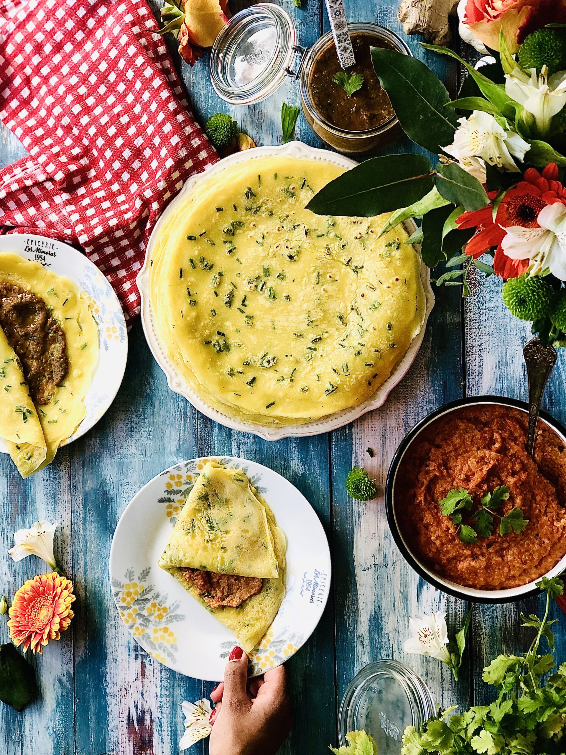 Crepes Salees Mauriciennes Sans Oeufs Et Sans Lait Avec Du Satini Cotimili