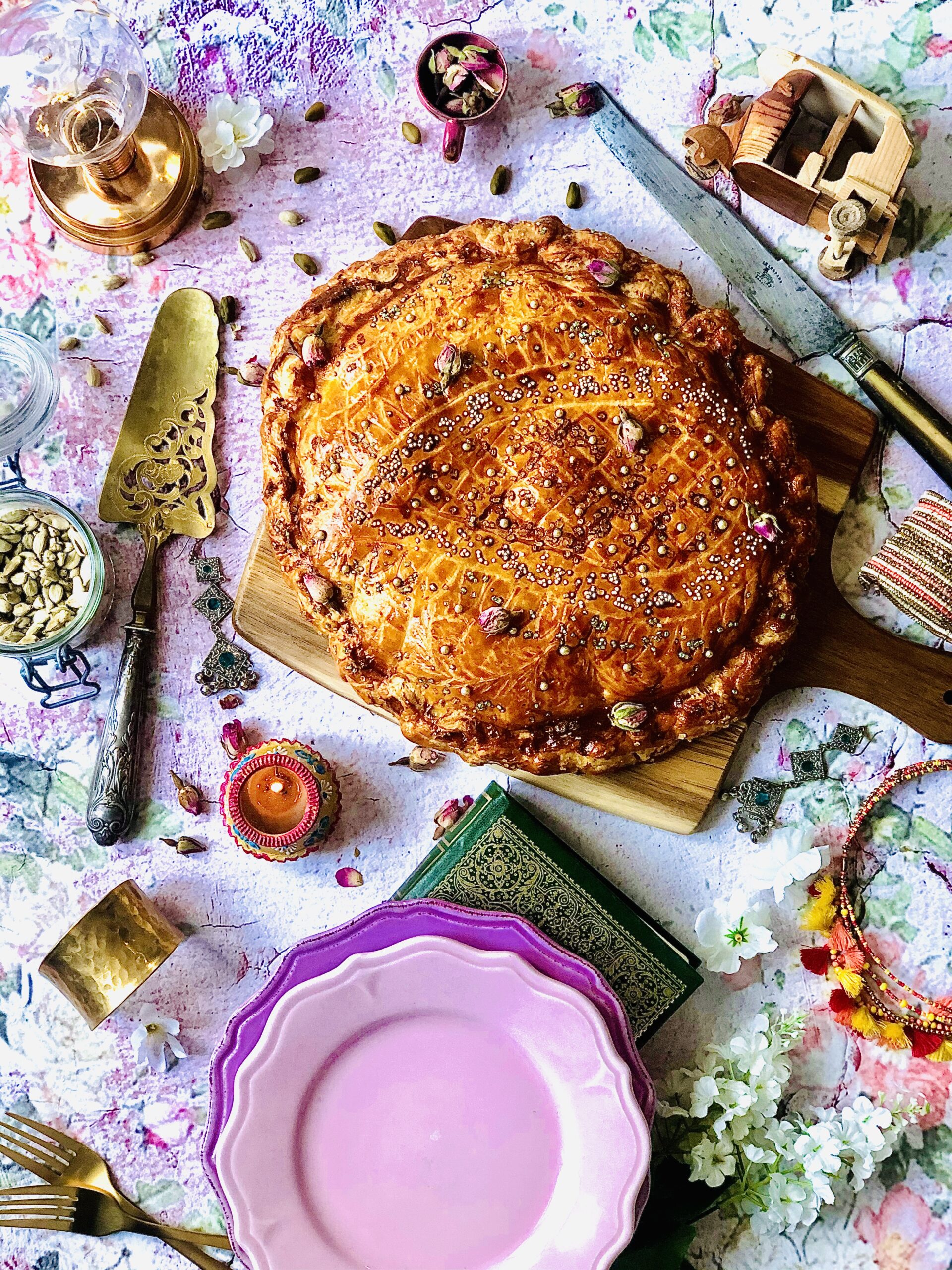 Galette des rois frangipane et pistache - La Cuisine d'Adeline