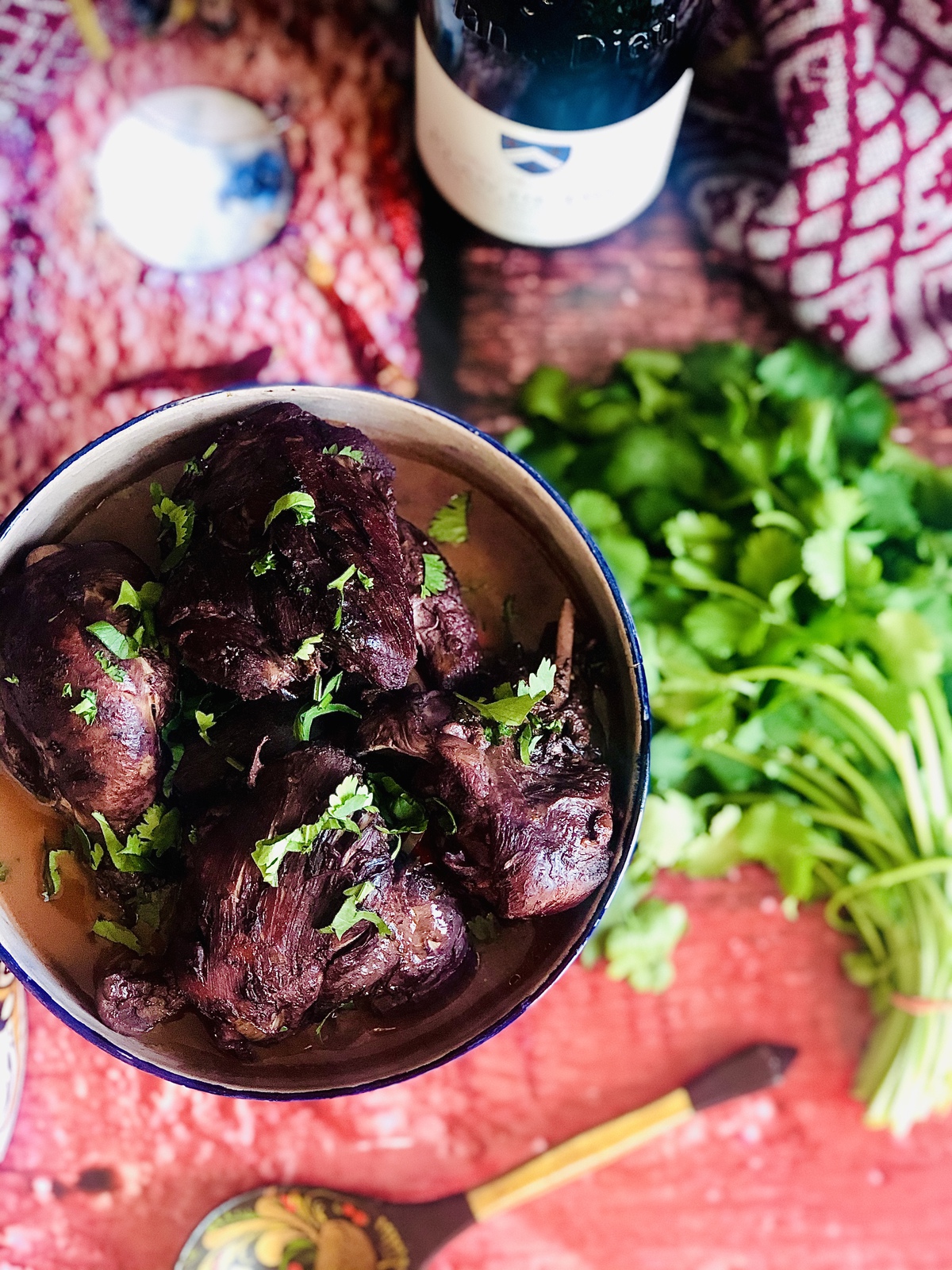 Patte de poulet sauce de soja et épices Recette de l'Ile Maurice