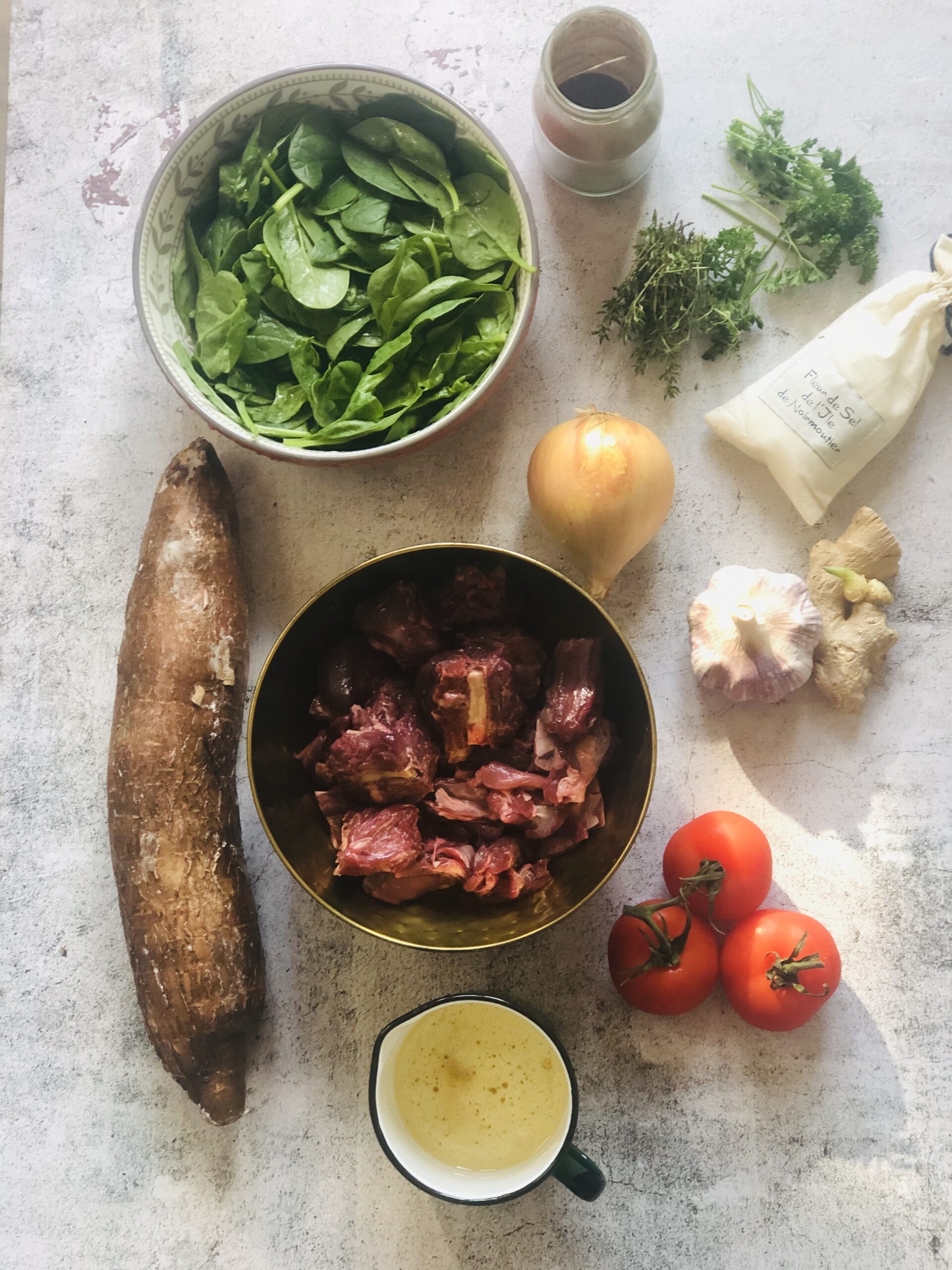 Lære udenad ekstra håndbevægelse Le Kat-Kat Manioc : Un ragoût réconfortant mauricien de manioc, de brèdes  et de viande ! - L'atelier de Kristel